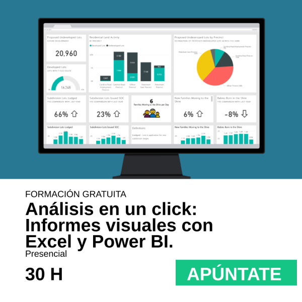 Análisis en un clic: Informes visuales con EXCEL y POWER BI